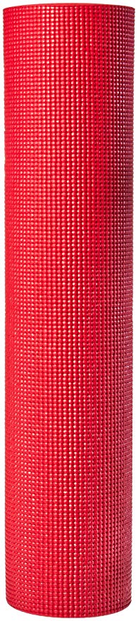 red pvc yoga mat